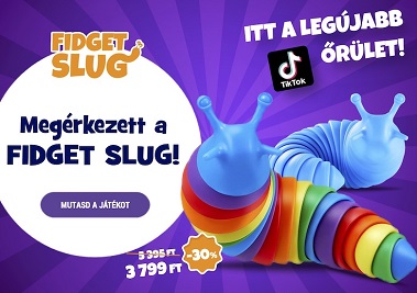 Megérkezett az új őrület, a Fidget Slug!
